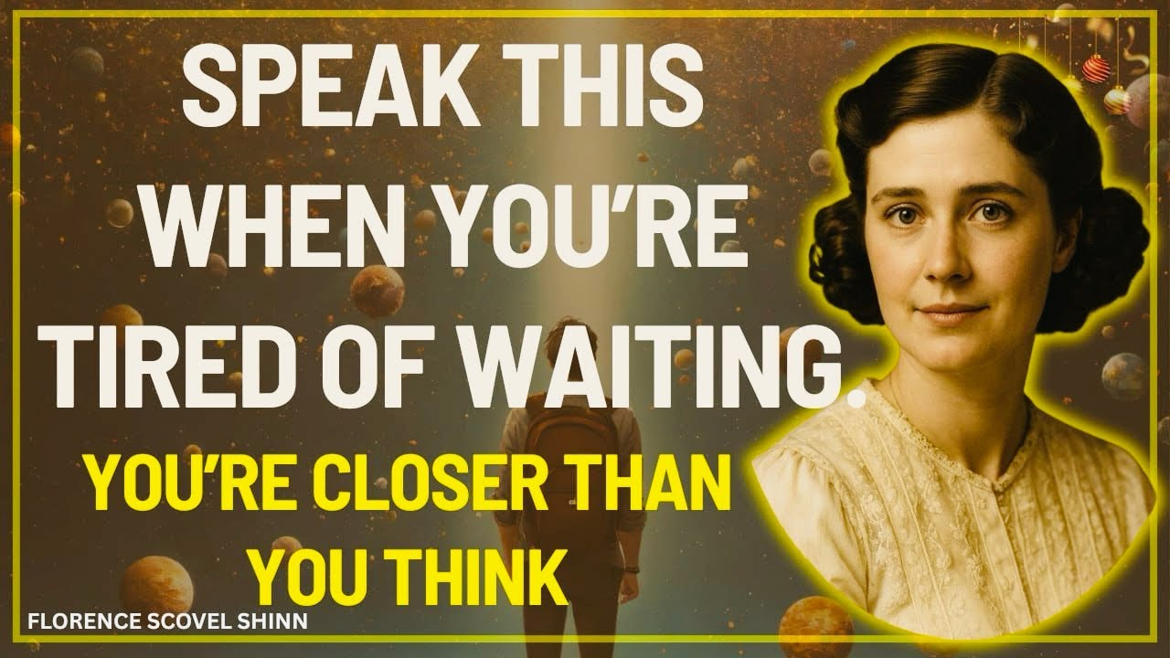 One Sentence to Use When Waiting Feels Unbearable / Florence Scovel Shinn Wisdom 