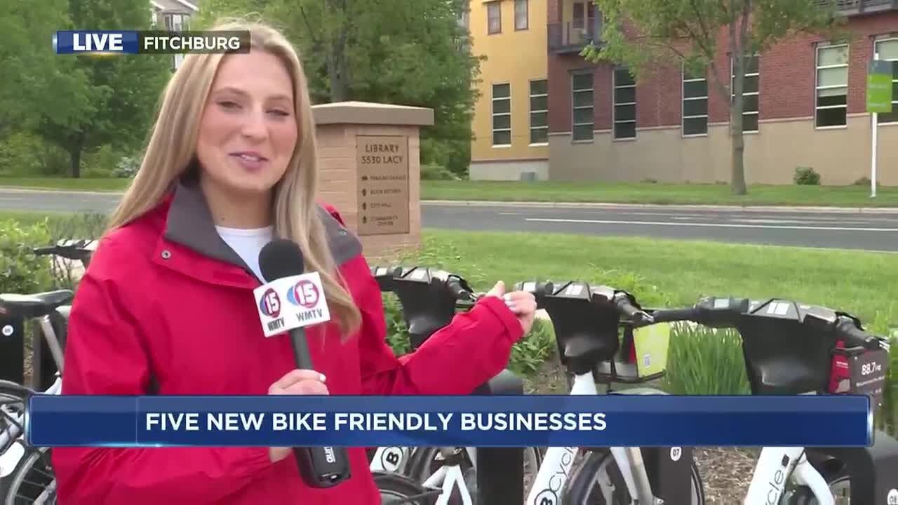 Bike friendly businesses in Fitchburg.