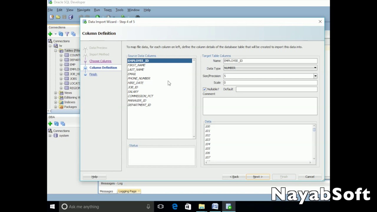 oracle dba training online How To import data from excel to oracle sql