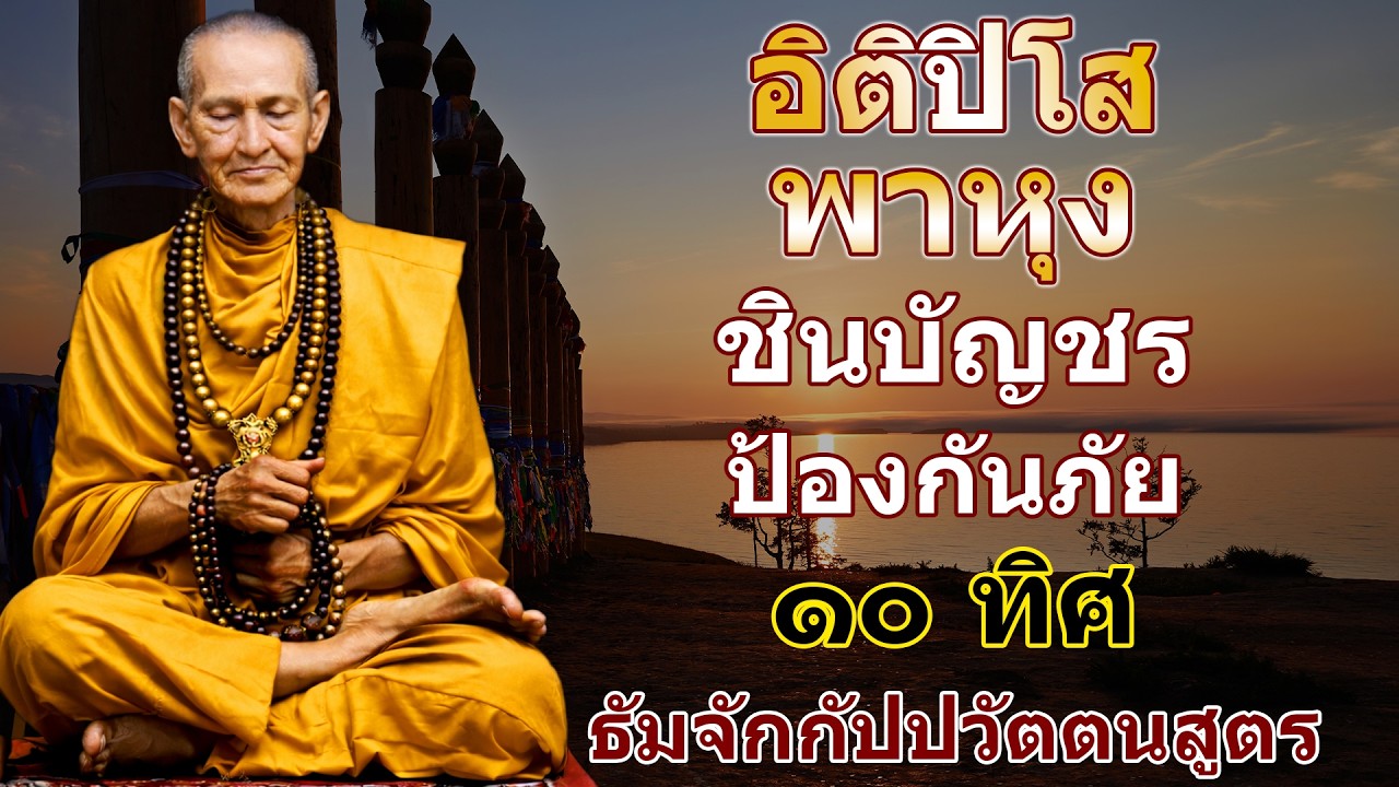อิติปิโส พาหุง ชินบัญชร ป้องกันภัย ๑๐ ทิศ I มหาเมตตาใหญ่ ยอดพระกัณฑ์ไตรปิฎก ธัมจักกัปปวัตตนสูตร