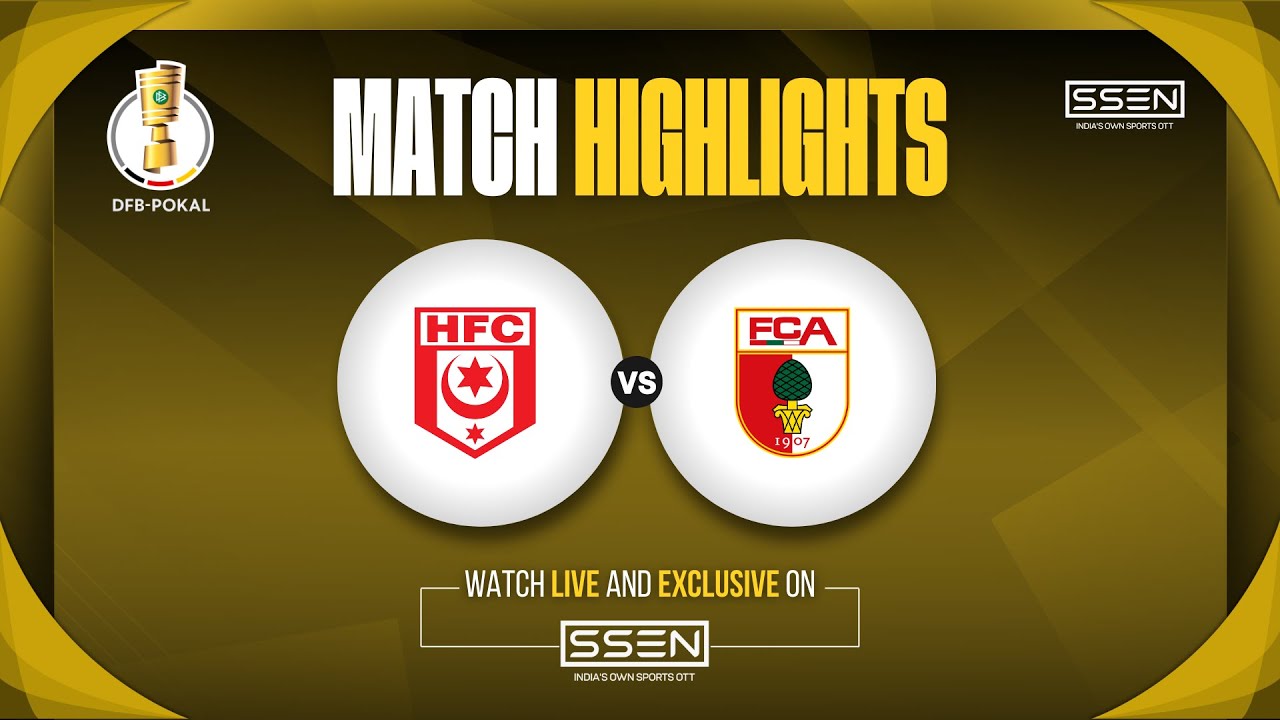 Hallescher FC vs. FC Augsburg | Highlights | DFB-Pokal