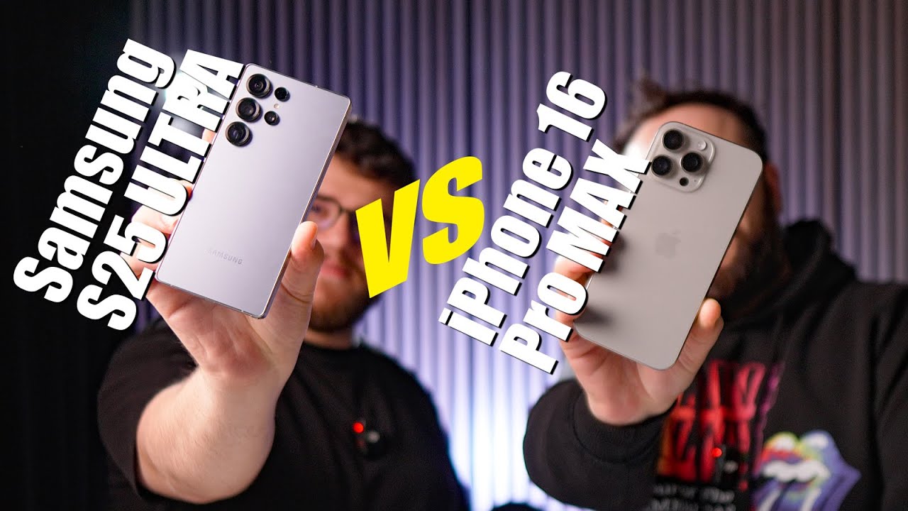 Büyük Karşılaştırma: iPhone 16 Pro Max vs Samsung S25 Ultra