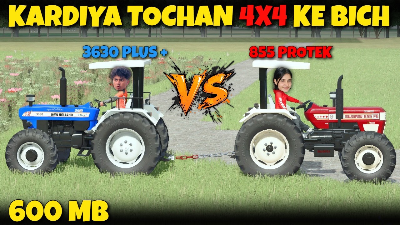 HO GYEA TOCHAN 4X4 855 VS 4X4 3636 KE VICH !! FS25