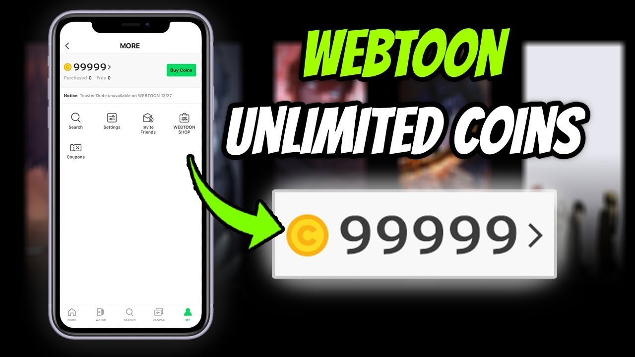 Webtoon HACK/MOD APK - How I Got Webtoon Free Coins (2026)
