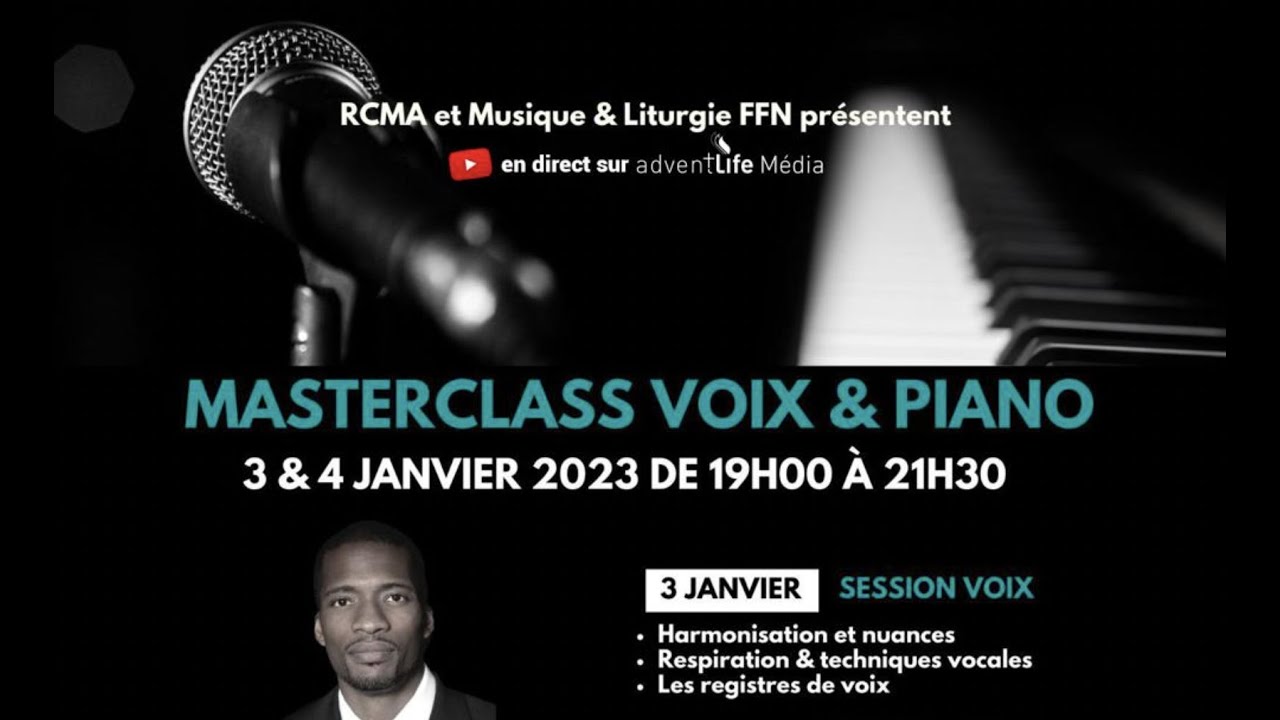 MASTERCLASS VOIX & PIANO avec Dr Wayne Bucknor (USA)