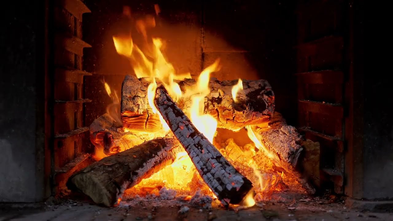 🔥 RELAXING 10-HOUR OF COZY FIREPLACE AMBIENCE - NO MUSIC | THE CRACKLING FIRE