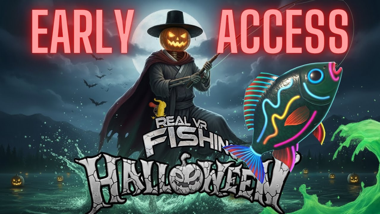 I Got EARLY ACCESS to the HALLOWEEN EVENT for Real VR Fishing!!