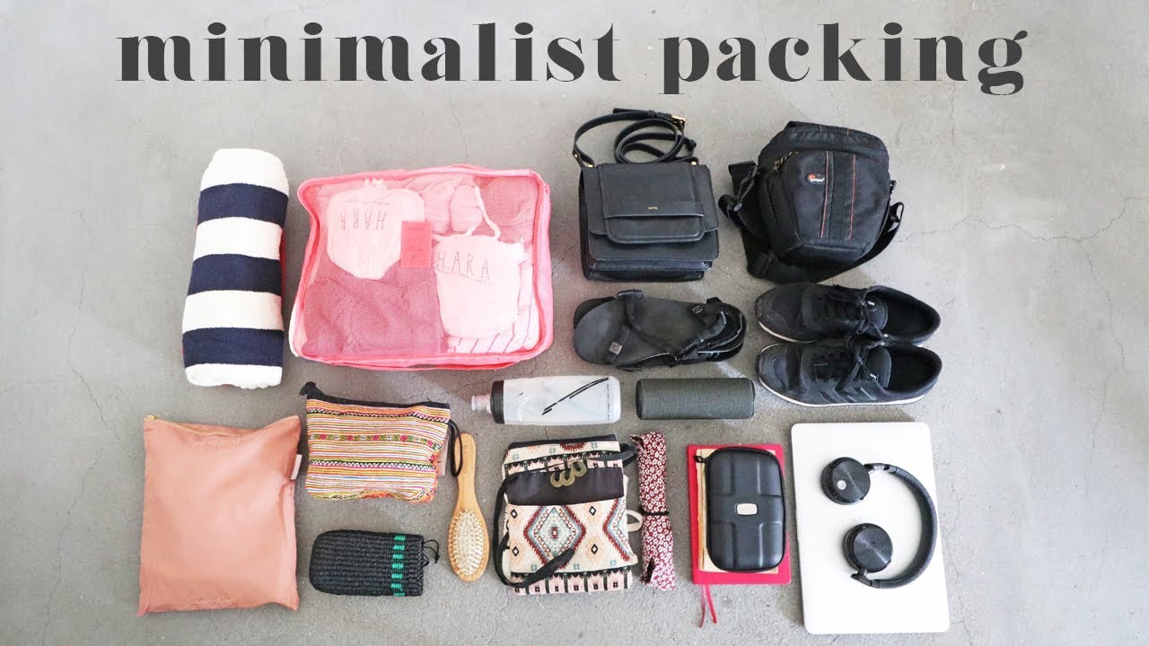 MINIMALISM SERIES | Everything I Packed for 1 Week Holiday/Vacation (+ Try On)