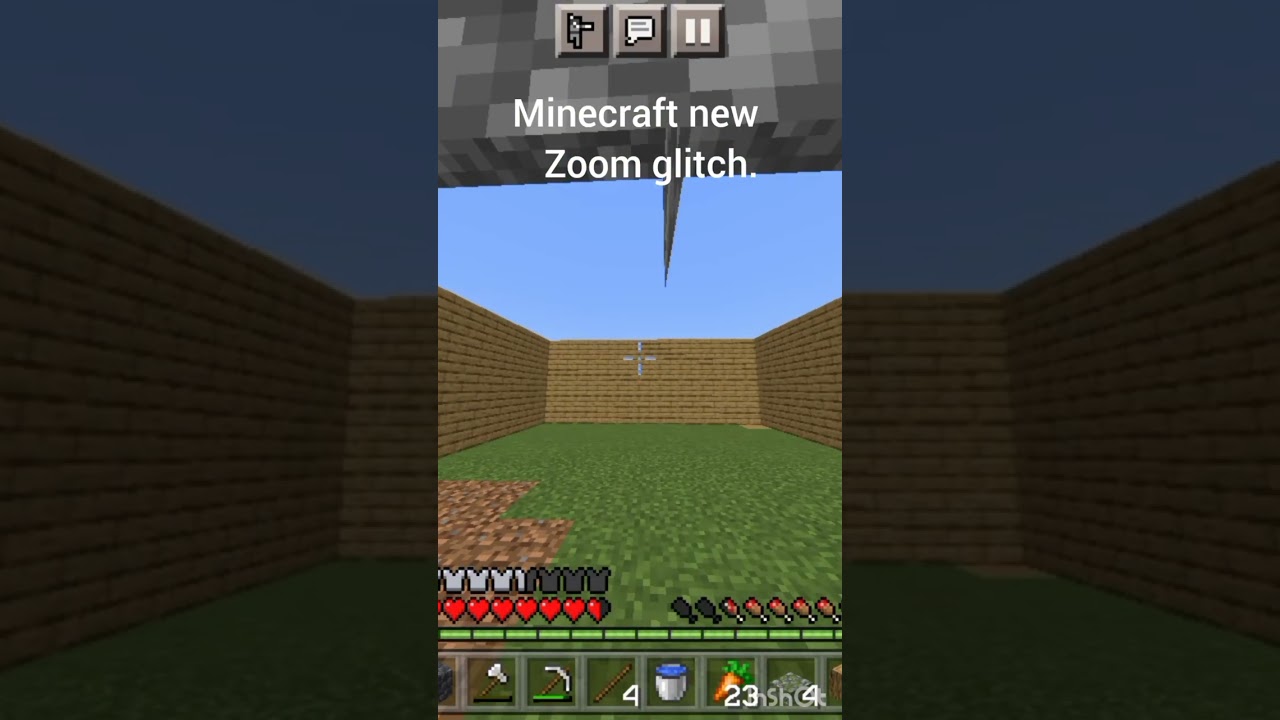 Minecraft new zoom glitch #minecraft_short #glitch