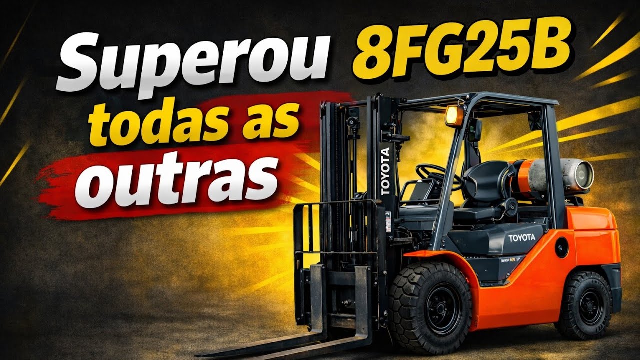 Empilhadeira Toyota 8FG25B: Todos os Detalhes da Empilhadeira GLP na Prática