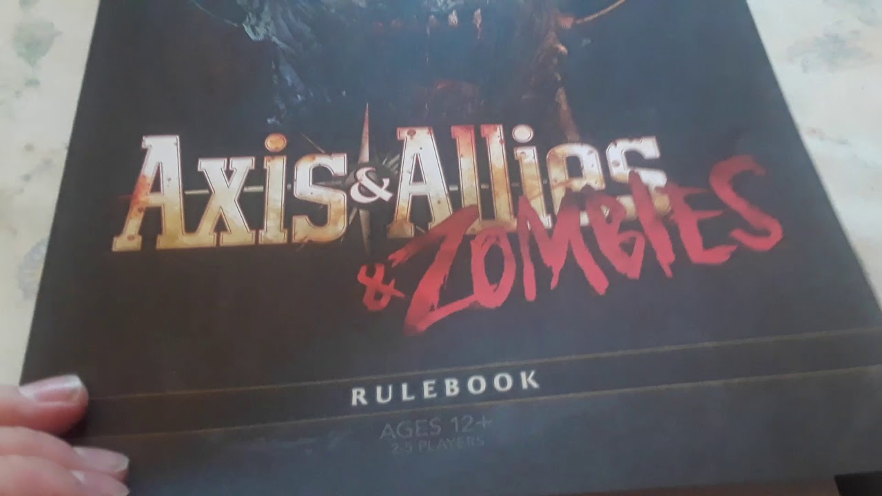 #Axis and #Allies and #zombies board game unboxing review pt2