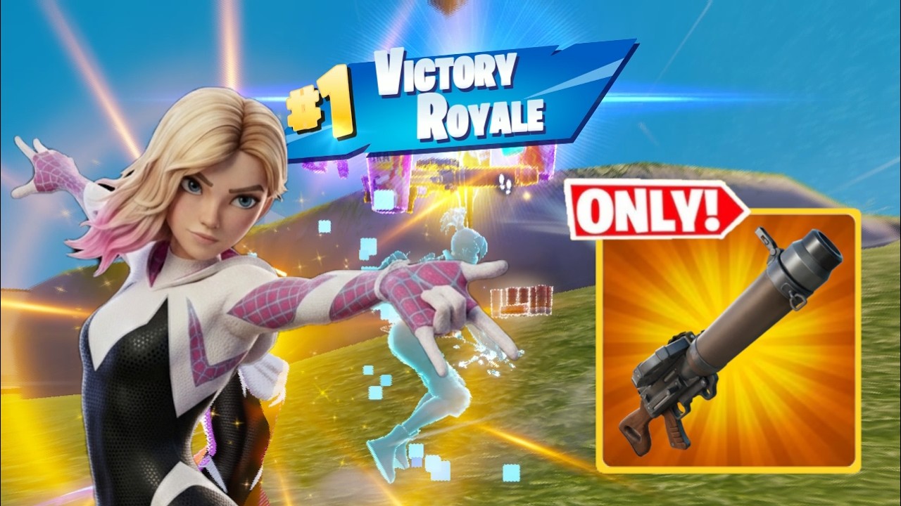 10 Elims! Pickaxe Finish! Blitz as Spider-Gwen using Flapjack Rifle Only!
