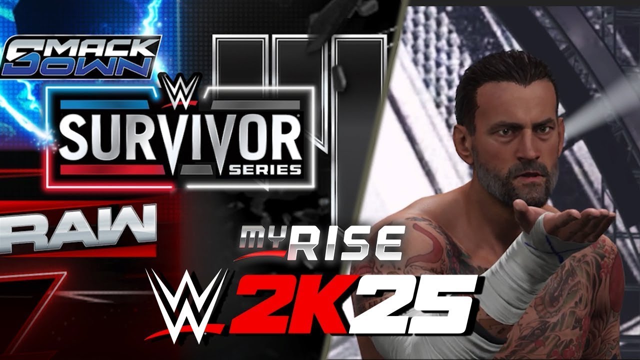 WWE 2K25 - MyRise - Survivor Series WWE vs NXT Mutiny And CM Punk!