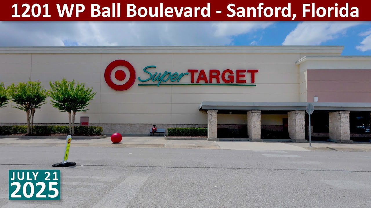 Super Target in Sanford Florida at 1201 WP Ball Blvd - Shopping Department Grocery Store 1966
