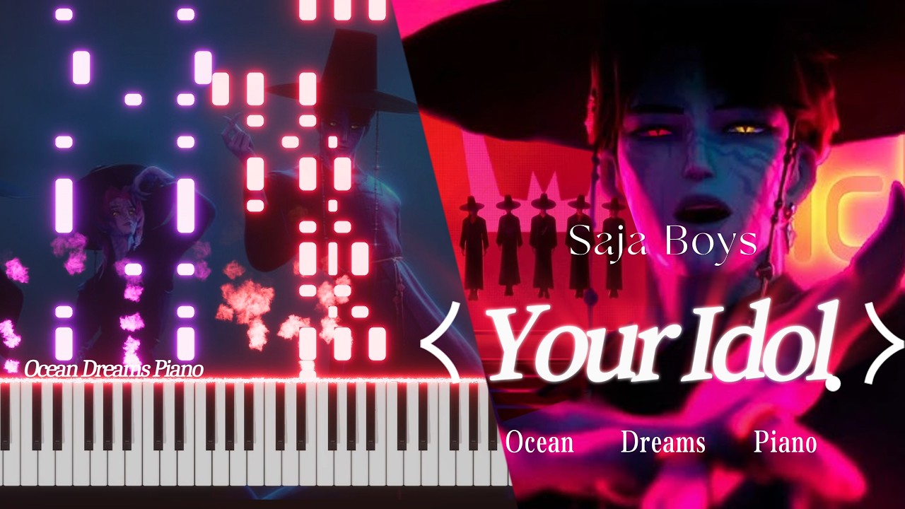 Saja Boys - Your Idol (KPop Demon Hunters OST) | Piano Tutorial