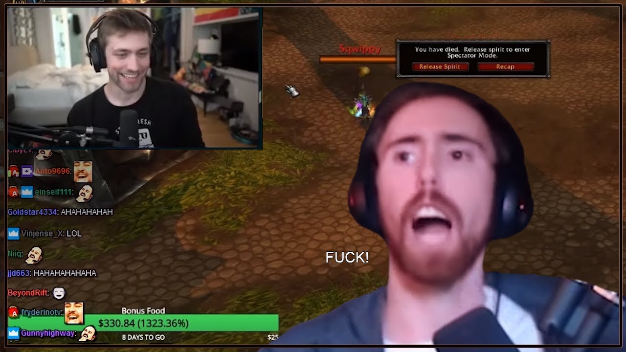 Asmongold Challenges Sodapoppin to a 1v1 Three Times With Mcconnell Commentating