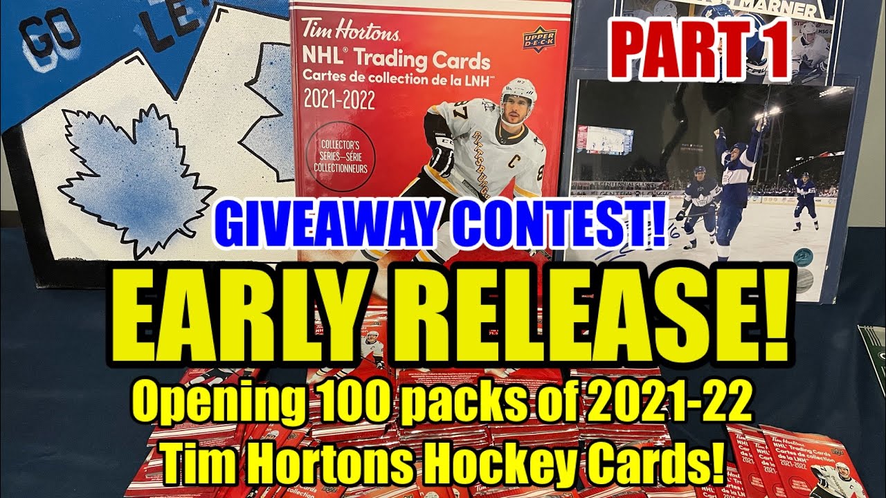 EARLY RELEASE FIRST LOOK! 2021-22 TIM HORTONS HOCKEY CARDS!