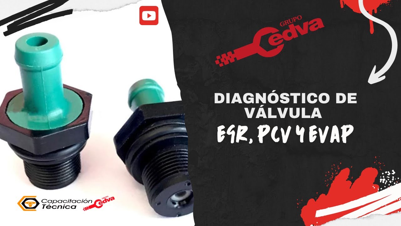 Diagnóstico de Válvula EGR, PCV y EVAP.