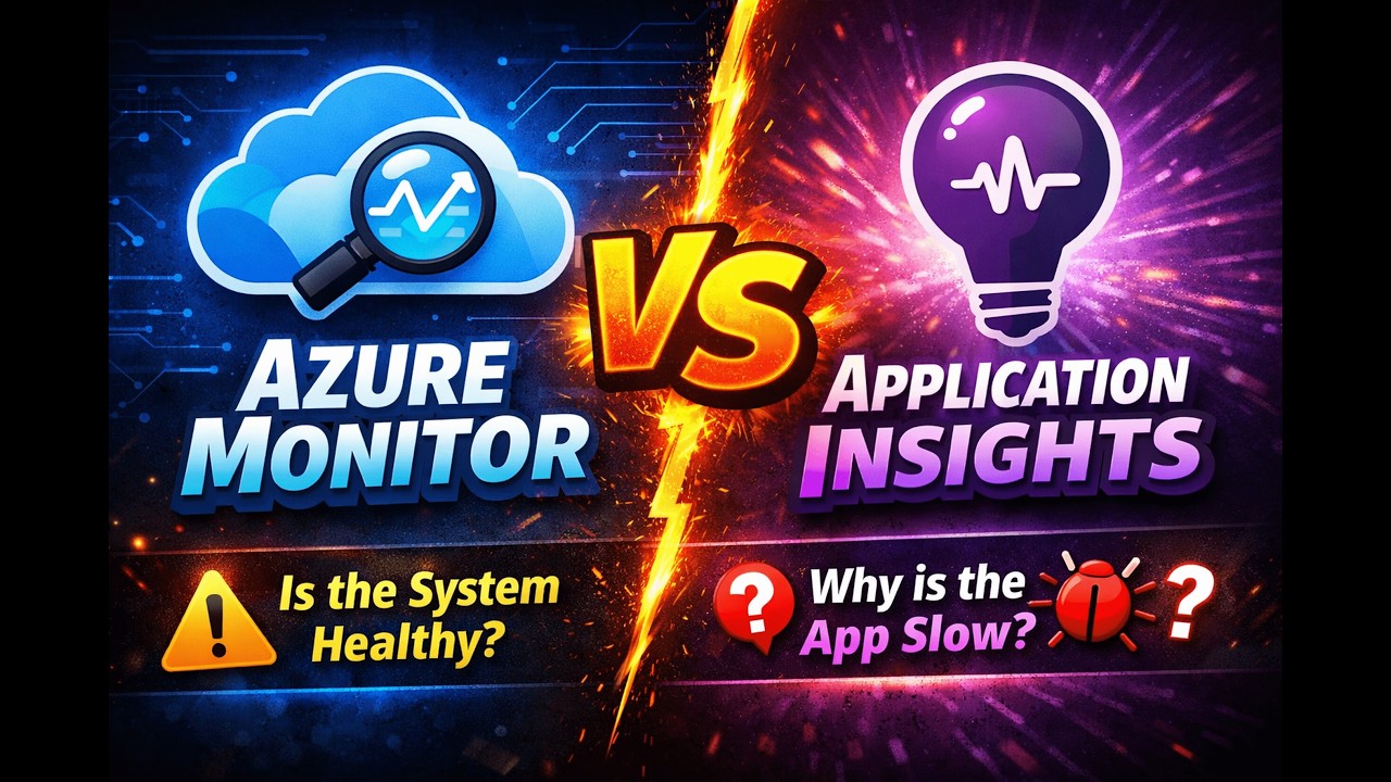 🥇 Azure Monitor vs Application Insights &ndash; Explained in Plain English
