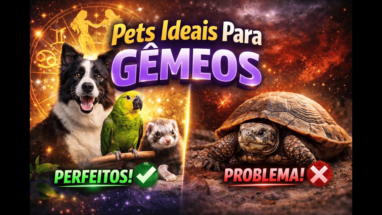 GÊMEOS: Os 3 Pets Que Ativam Sua Energia de Mercúrio (E o Animal Que Drena Sua Vibração)