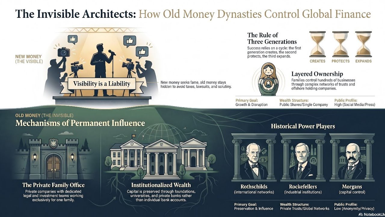 The Unseen Old Money Families in Global Finance | Hidden Dynasties That Shaped the World.