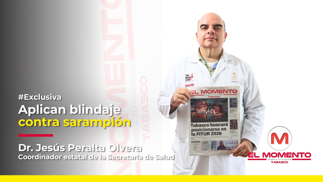 Aplican blindaje contra sarampión