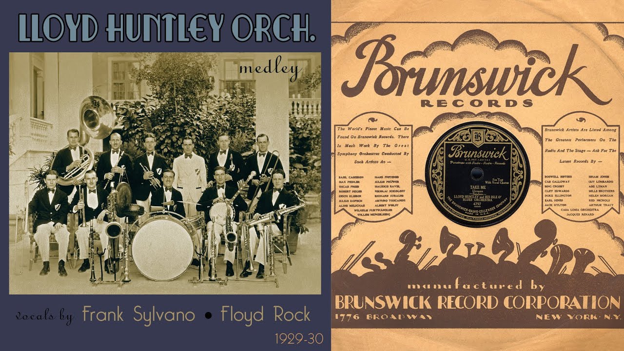 1929, Moanin For You, Take Me, The Same Old Moon, Just Another Night, Lloyd Huntley Orch. HD 78rpm