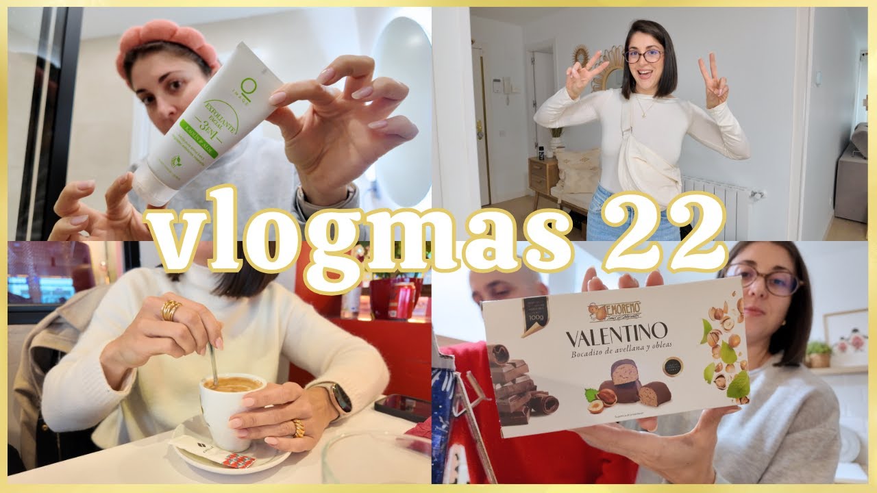 ✨ VLOGMAS día 22 | mi RUTINA DE SKINCARE | UNBOXING cesta de NAVIDAD de Nacho