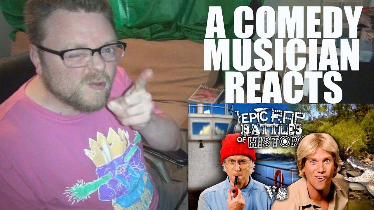 A Comedy Musician Reacts | Epic Rap Battles of History: Jacques Cousteau Vs Steve Irwin [REACTION]