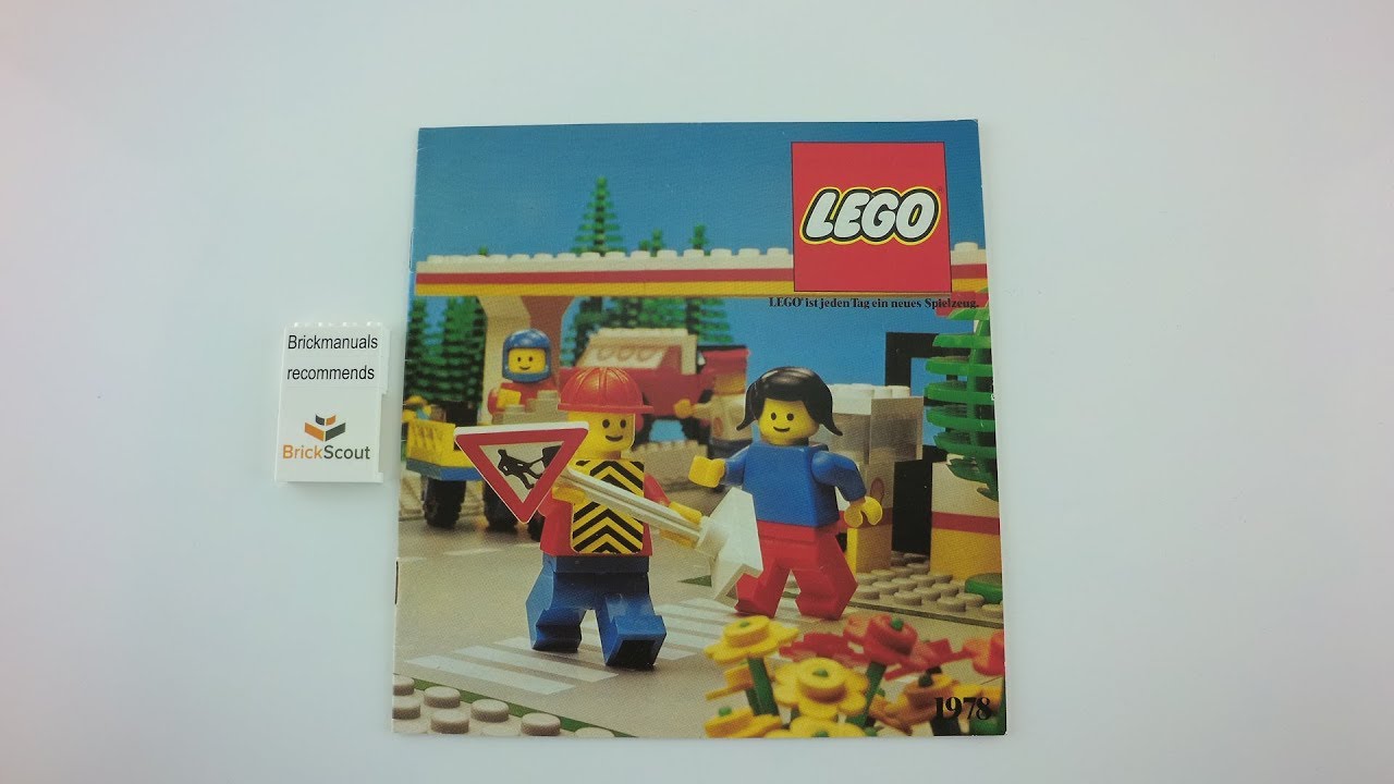 1978 LEGO® Large German Catalogue Review discover Toy History in 4K by Brickmanuals