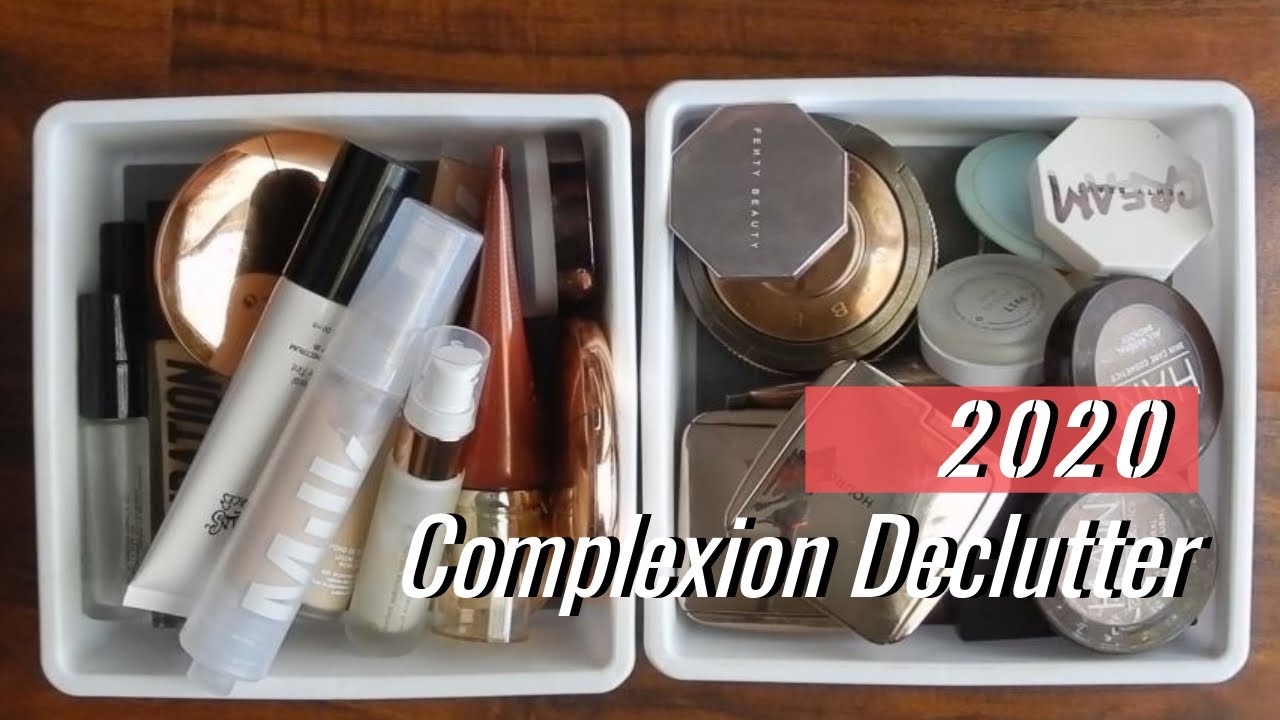 Only Keeping My Favorites | Decluttering My Makeup | August 2020 | Complexion