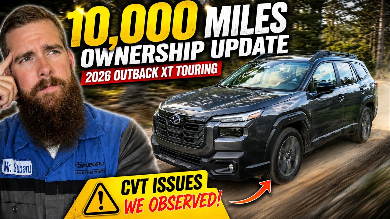 Problemy ze skrzynią CVT już teraz? Aktualizacja po 10 000 mil naszego Subaru Outback XT Touring ...