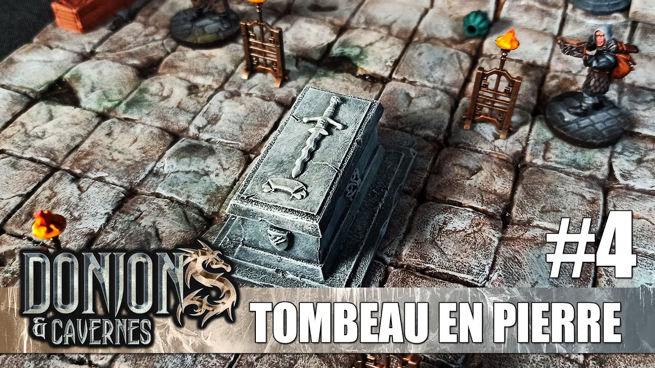 Donjons & Cavernes - Épisode 4 - Tombeau en pierre et urne funéraire
