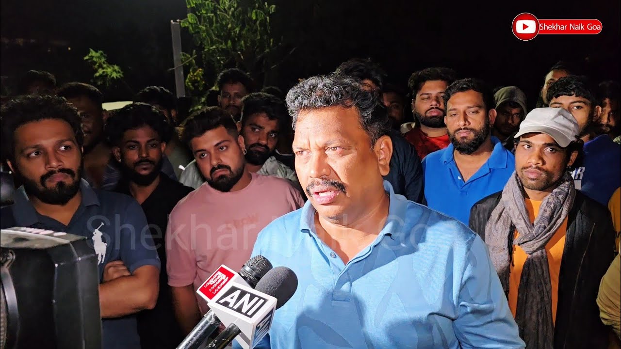 M.L.A. Michael Lobo Speaks On A Massive Fire Broke Out At Birch By Romeo Lane, Arpora. 