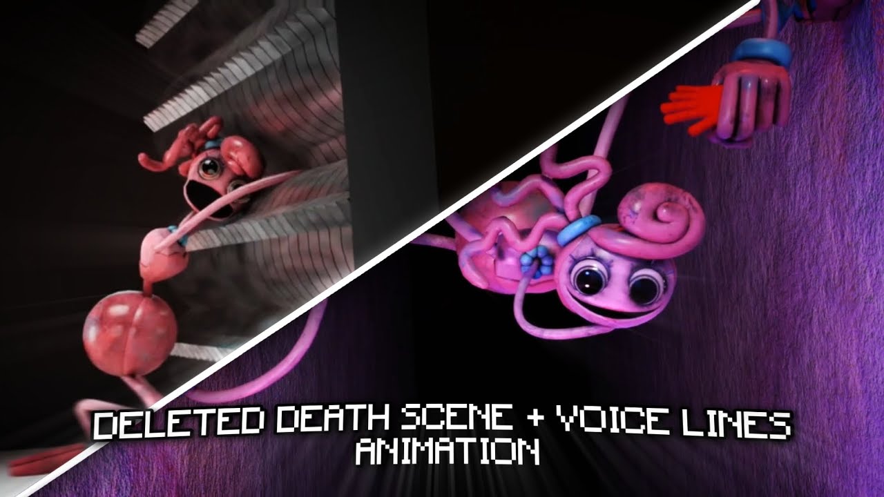 Deleted Mommy long leg death scene + voice line (Animation)