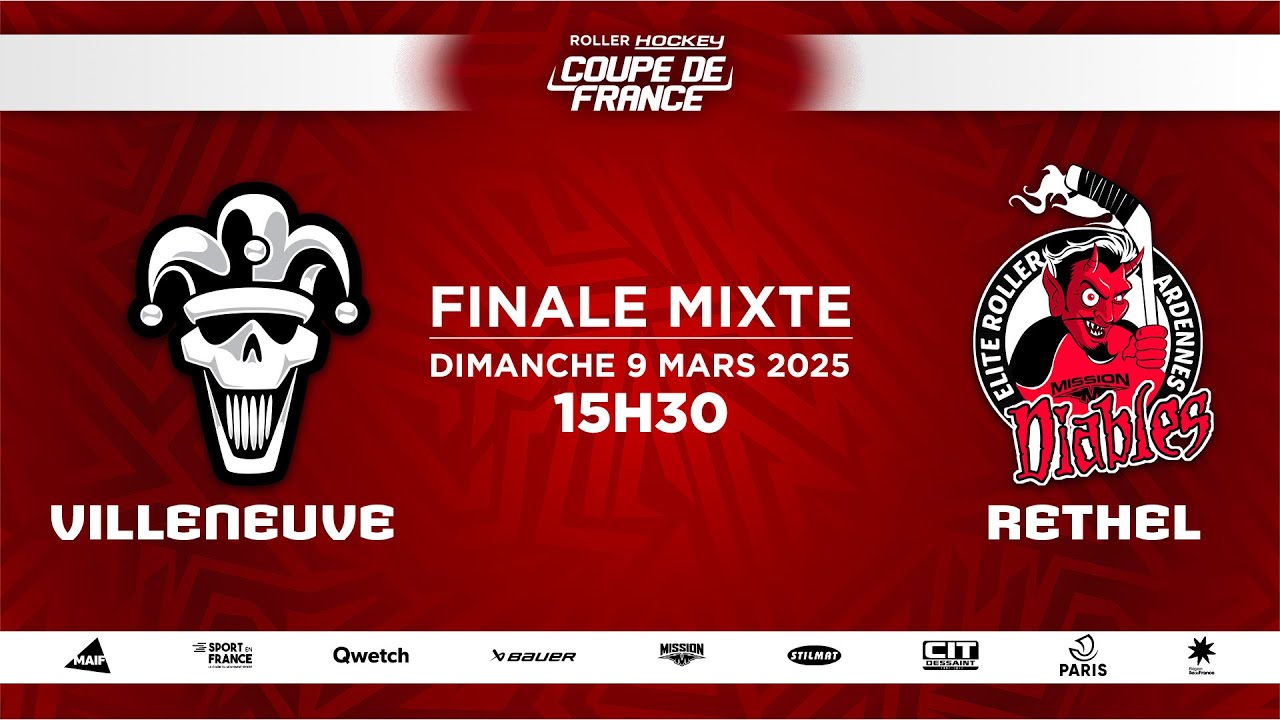 FINAL4 CDF 2025 - FINALE MIXTE - VILLENEUVE vs RETHEL