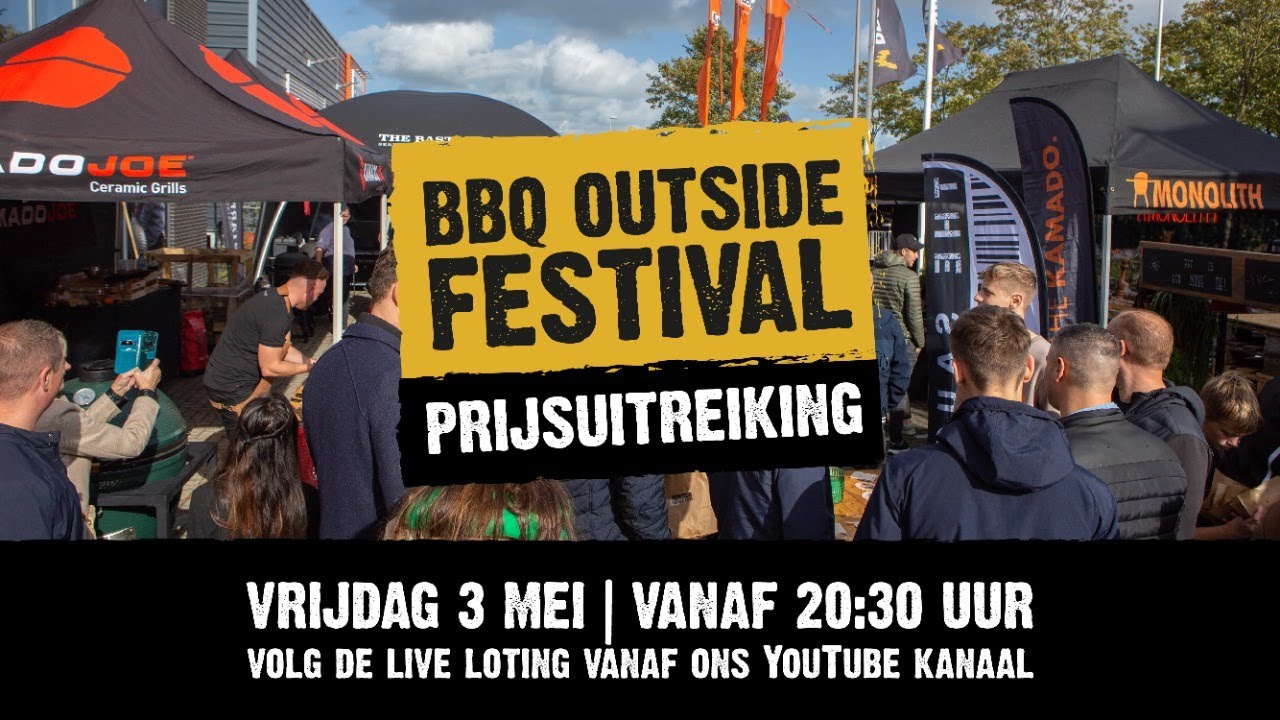Live prijsuitreiking | BBQ Outside Festival