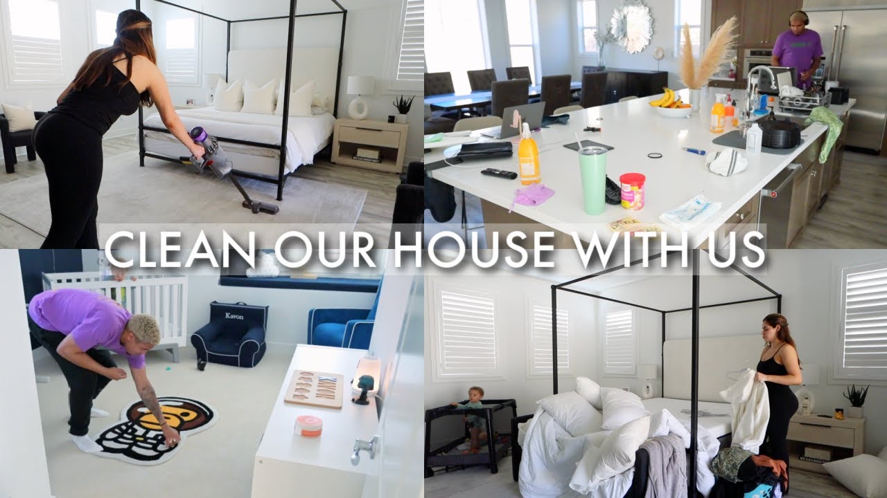 Clean Our WHOLE HOUSE With Us!! Cleaning Motivation♡