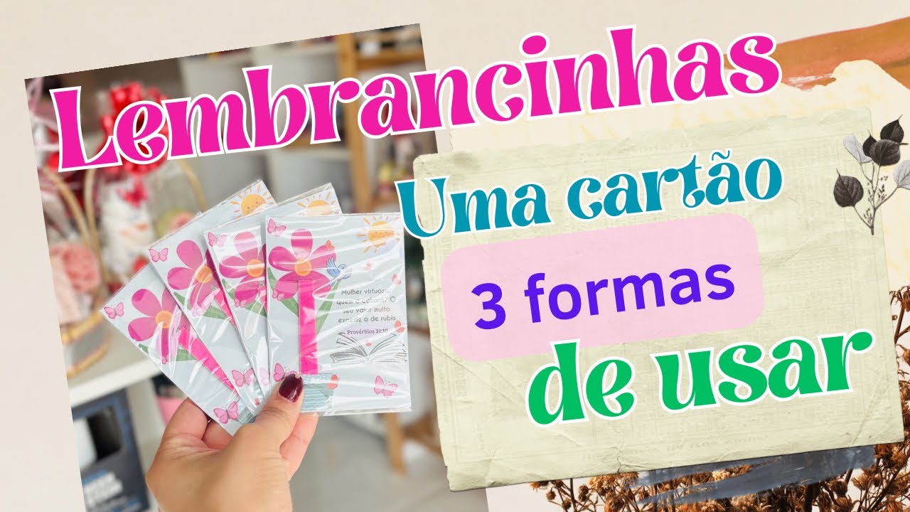 Lembrancinha para trabalhar em qualquer época do ano 