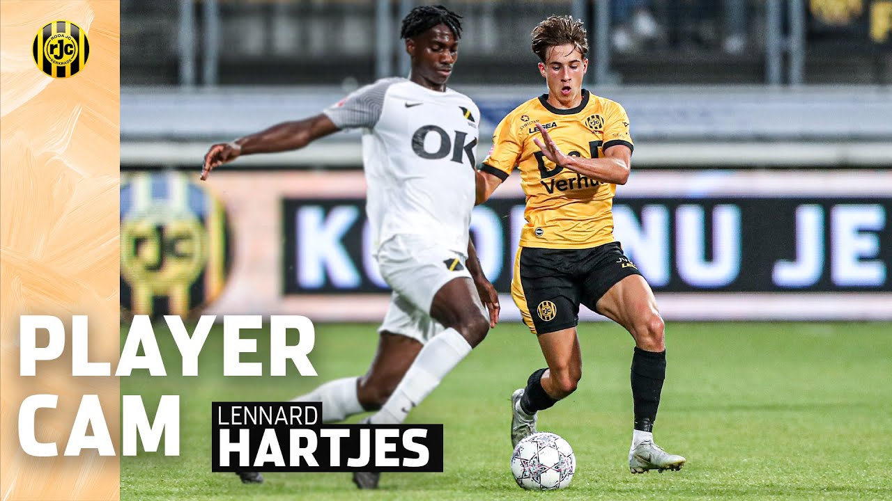 PLAYER CAM: Lennard Hartjes vs NAC Breda