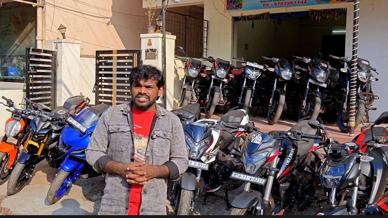 Second hand bikes in Hyderabad 4k | Dha Mahasree motors |🤩 #duke #mt #ns #r15 @raviprakashlifestyle