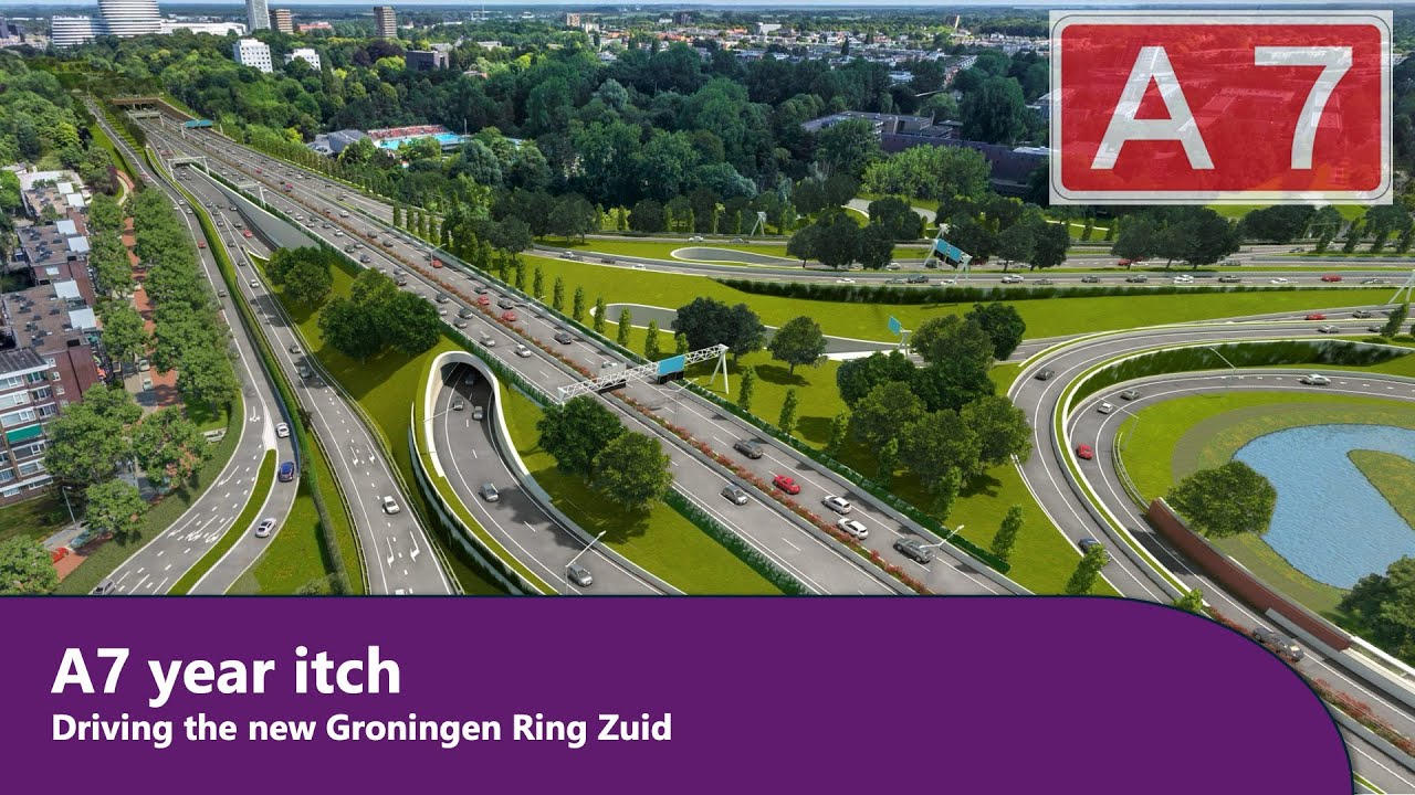 Navigating the new A7 Groningen Ring-Zuid