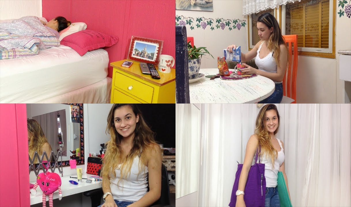 Minha rotina matinal para escola/ My morning routine for school ♡Laura Gromann