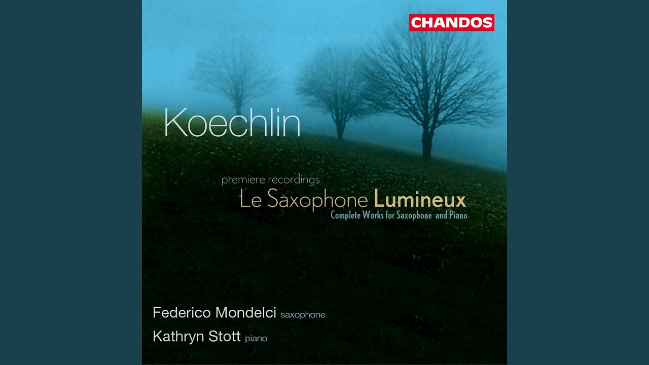 15 Etudes for Saxophone and Piano, Op. 188: II. Pour les sons liés et le charme de la sonorité