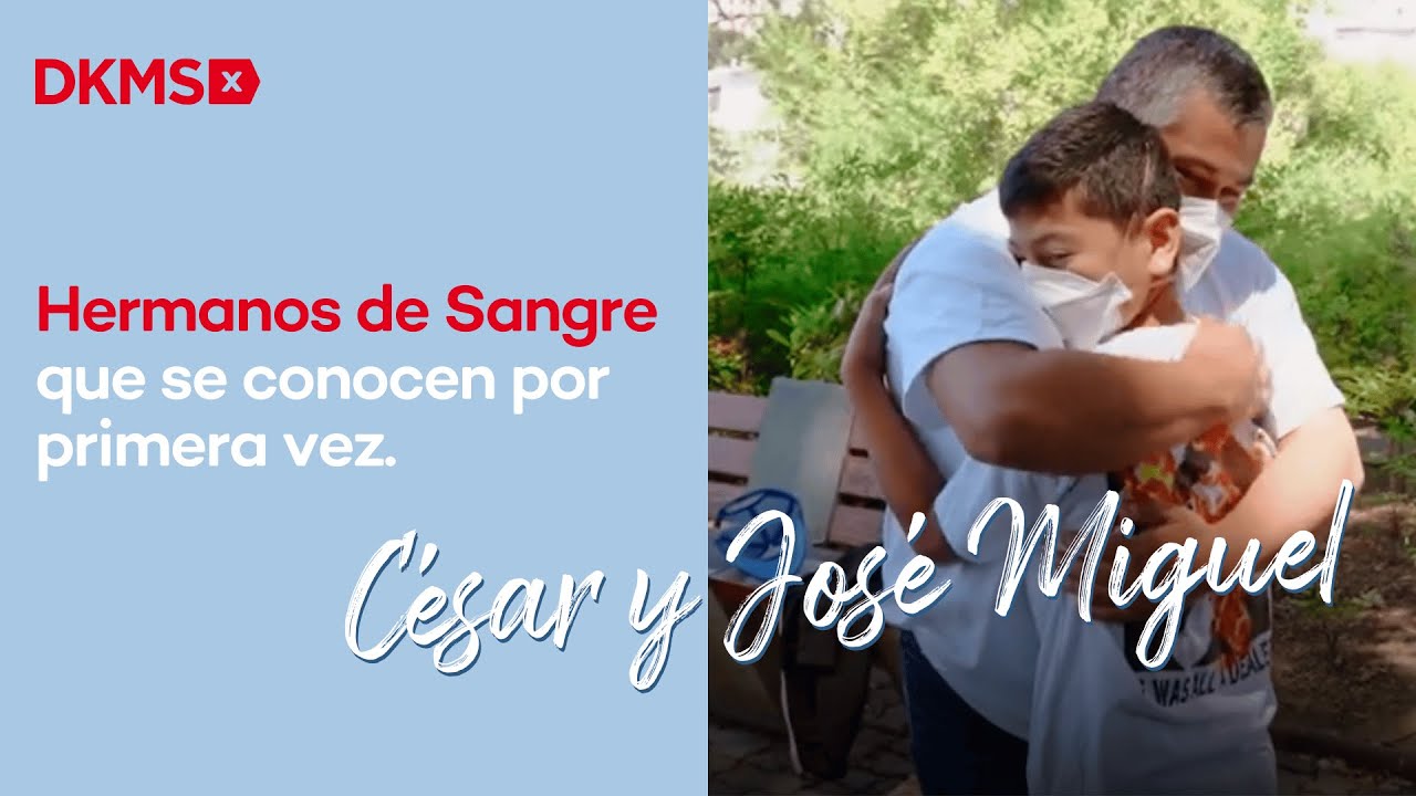 César y José Miguel, Hermanos de Sangre que se conocen por primera vez.