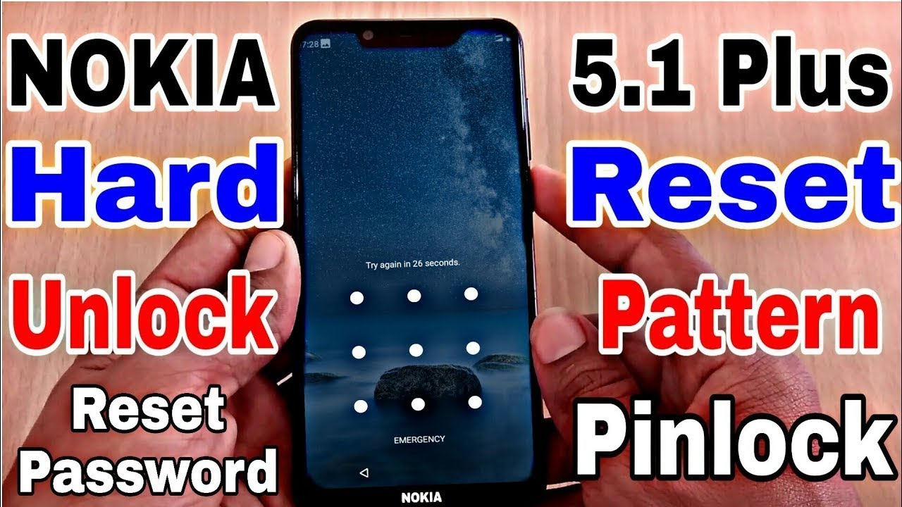 NOKIA 5.1/ 5.1 Plus (TA-1075) | How To Hard Reset