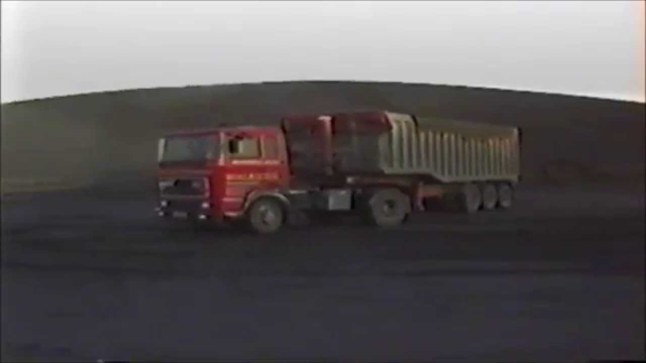 ERF E14  in-cab ride 2. 1989. Ratcliffe Power Station.