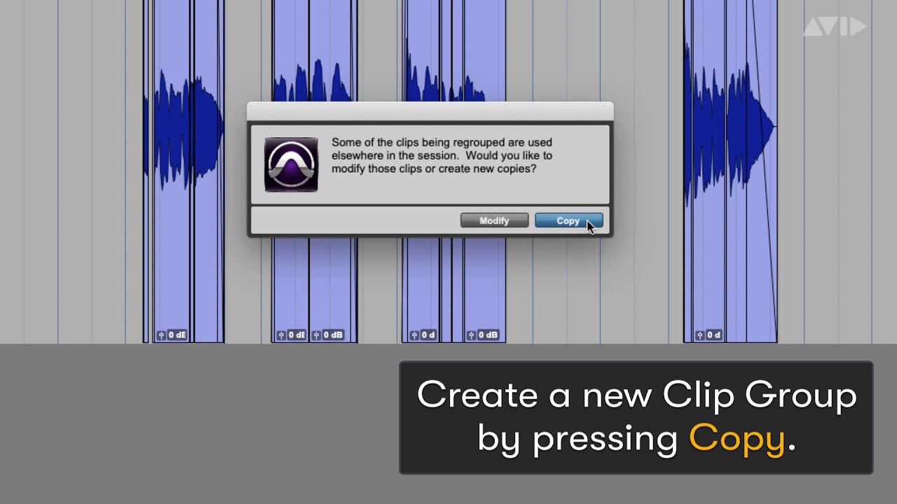 Pro Tools Tech Tip &mdash; Clip Groups