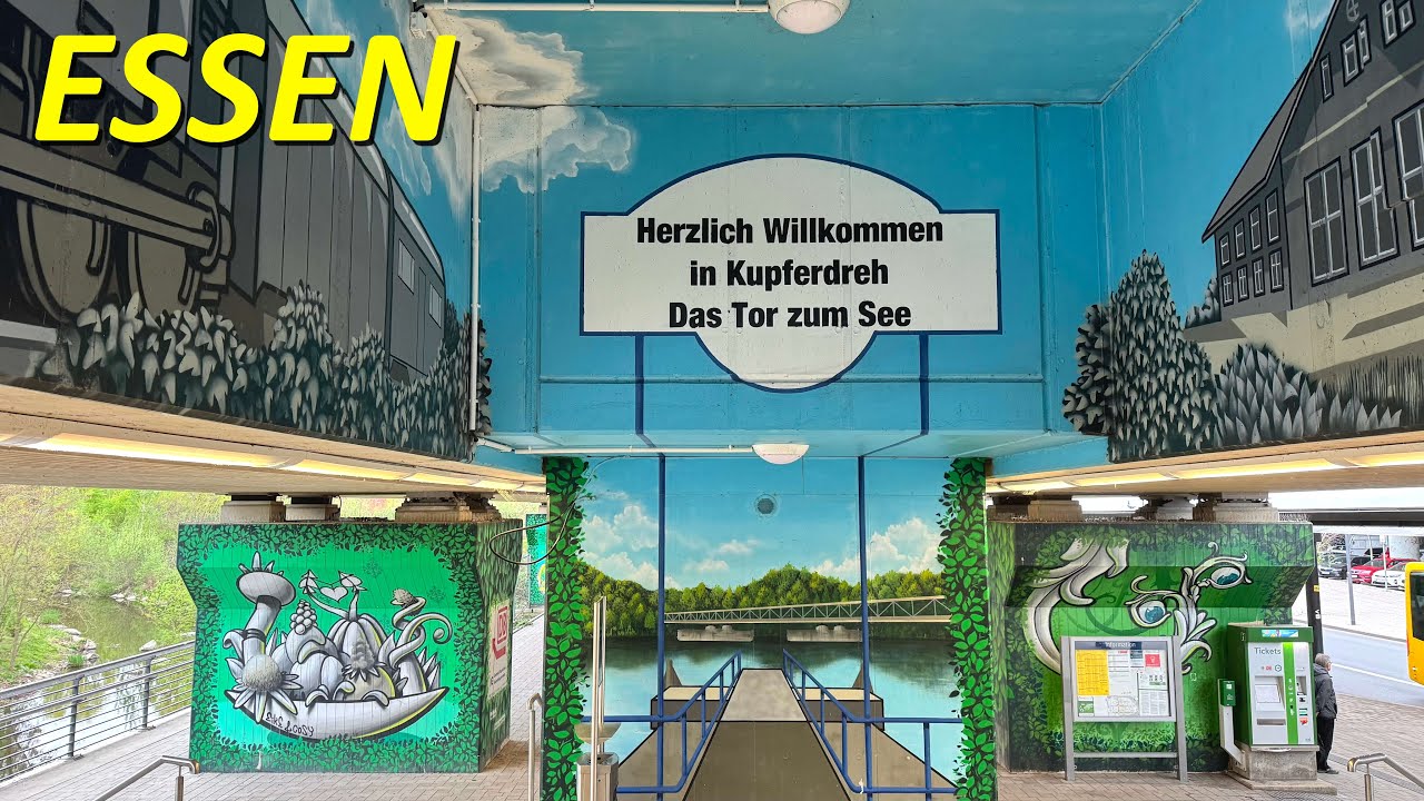 Stadt Essen walking 4K | Kupferdreh Markttag 2025