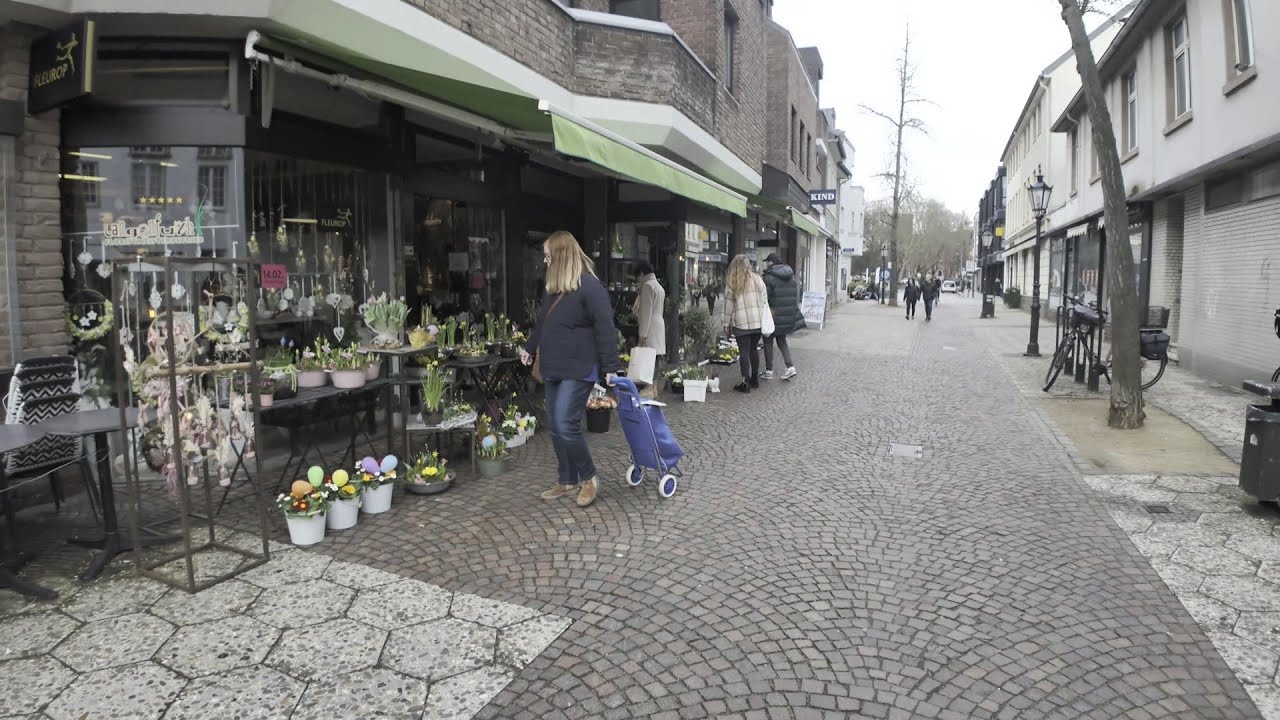 Kempen ist eine kleine schöne Stadt mit einem Rundgang. | 4K UHD 60fps |
